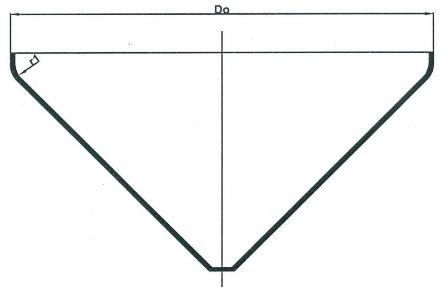 Toriconical Dish End